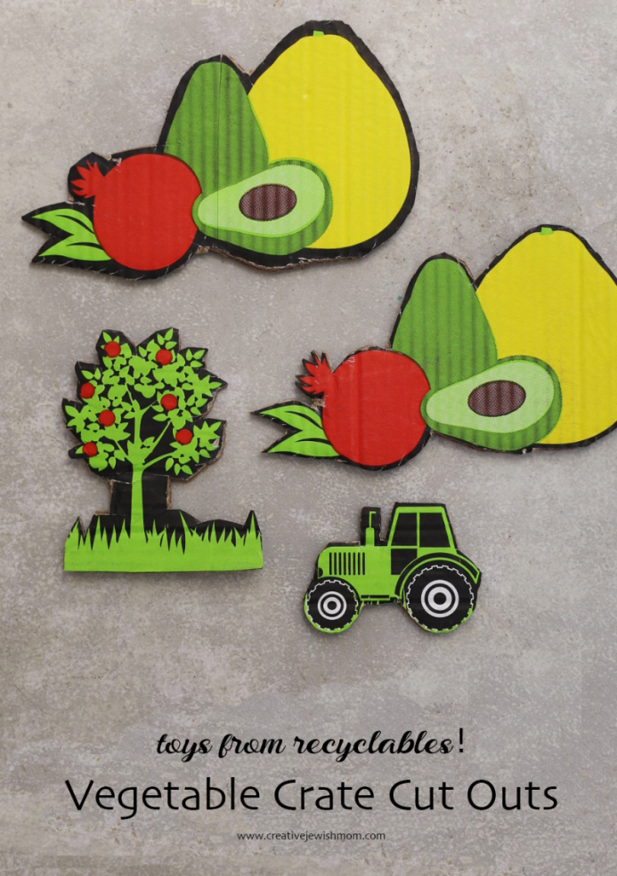 Vegetable Crate Cut Outs Make Great Toys!
