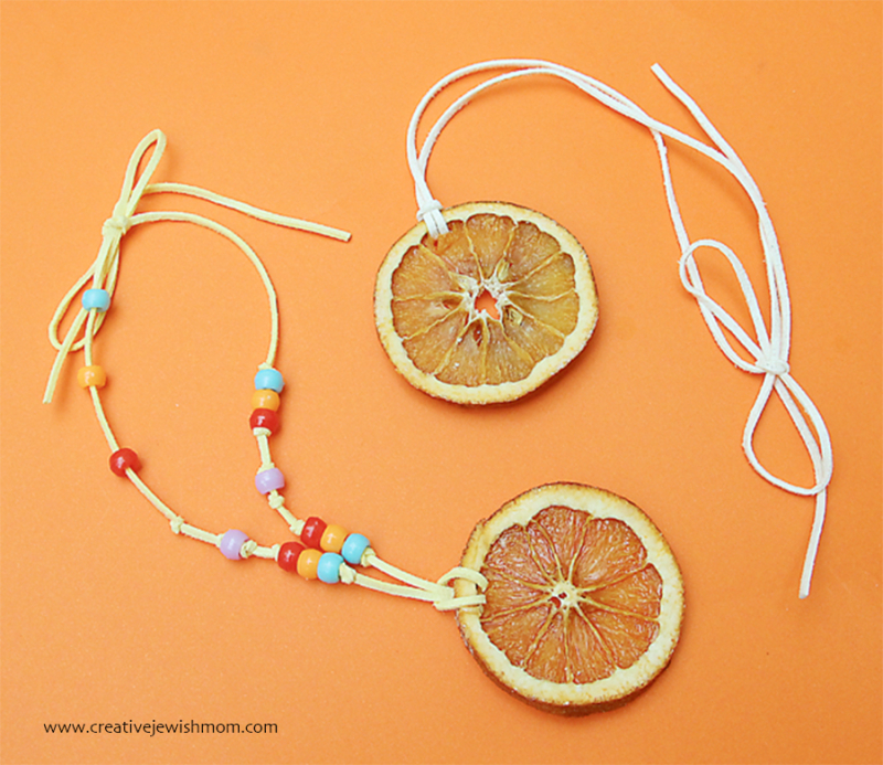 Dried Orange Slice Pendant Craft For Kids