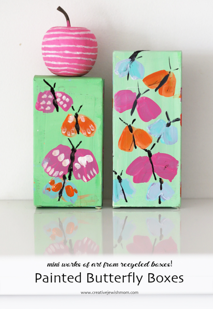 DIY Butterfly Boxes Spring Craft