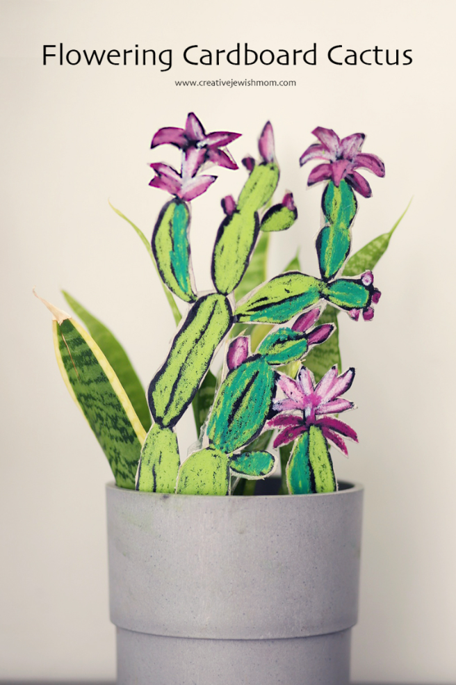 DIY Cardboard Cactus With Blooms!