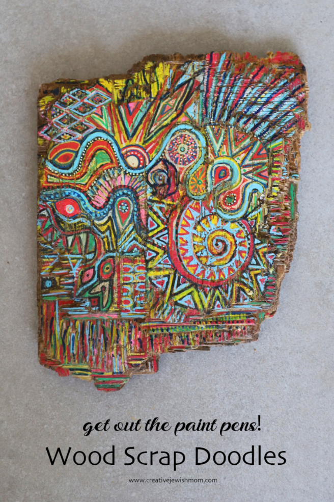 Wood Scrap Doodle Craft Is Perfect For The End Of Summer!