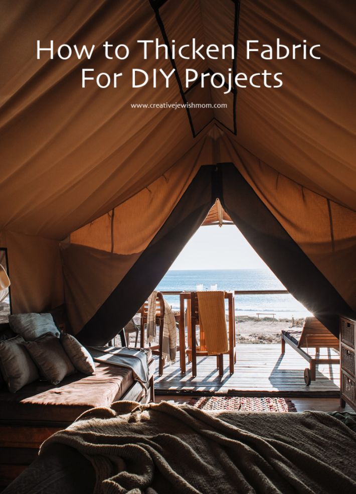 How To Thicken Fabric For DIY Projects