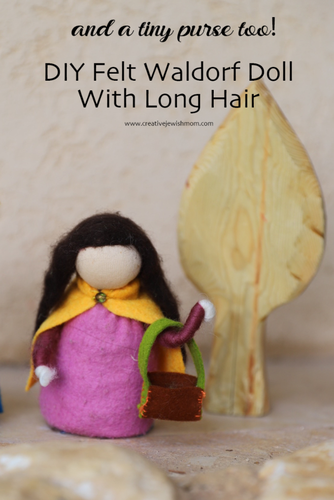 DIY Waldorf Style Table Puppets With Hair