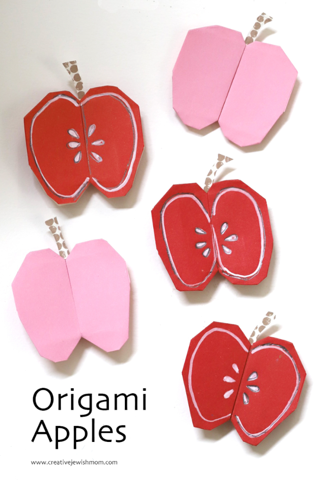 Origami Apples Craft