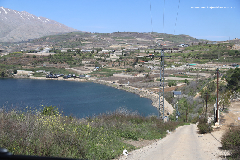 Lake Ram, A Crater Lake In The Shadow of Mount Hermon, Israel