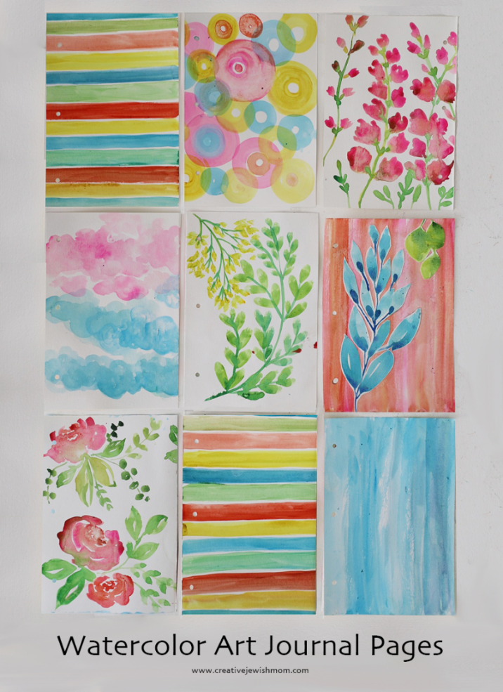 Watercolor Art For Loose-Bound Art Journal Pages