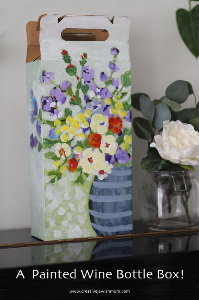 A Recycled Wine Bottle Carrying Box Becomes A No-Pressure Canvas