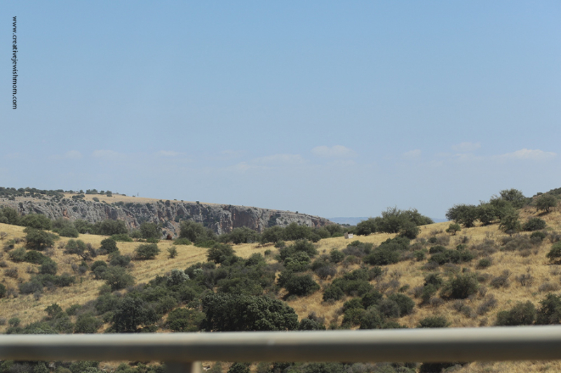 Stunning Mountain Views From The Car In The Galil