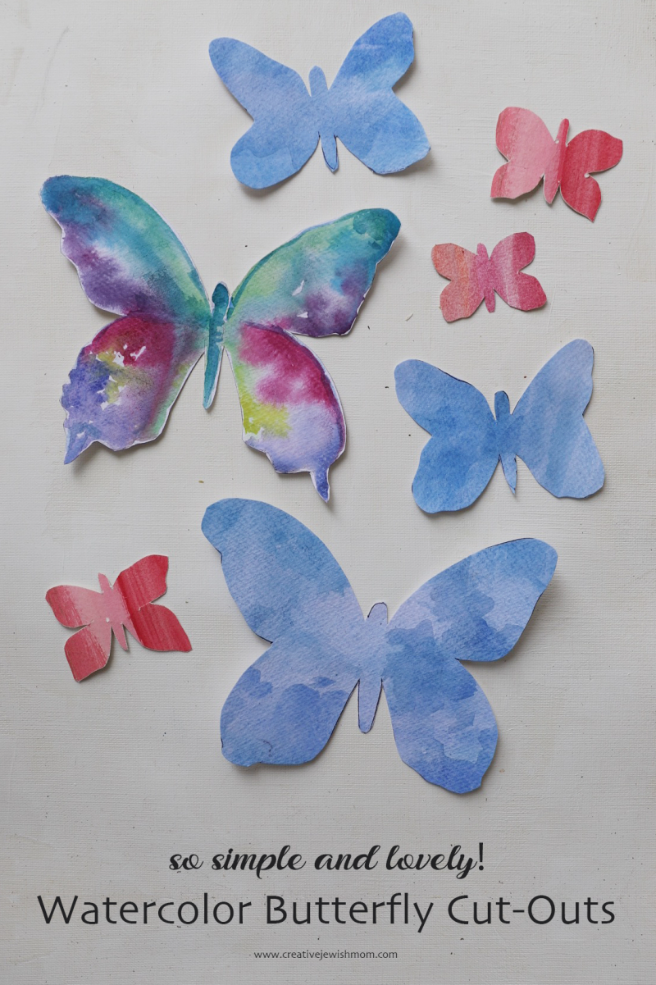 DIY Simple Watercolor Butterflies Anyone Can Make!