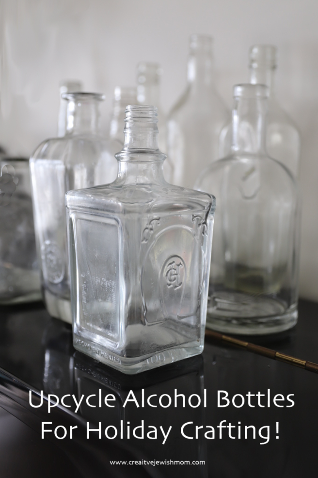How To Upcycle Liquor Bottles For DIY Holiday Projects