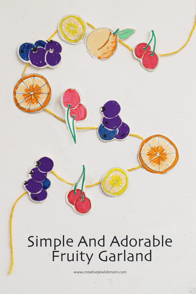 Cute And Simple DIY Fruit Themed Party Garland
