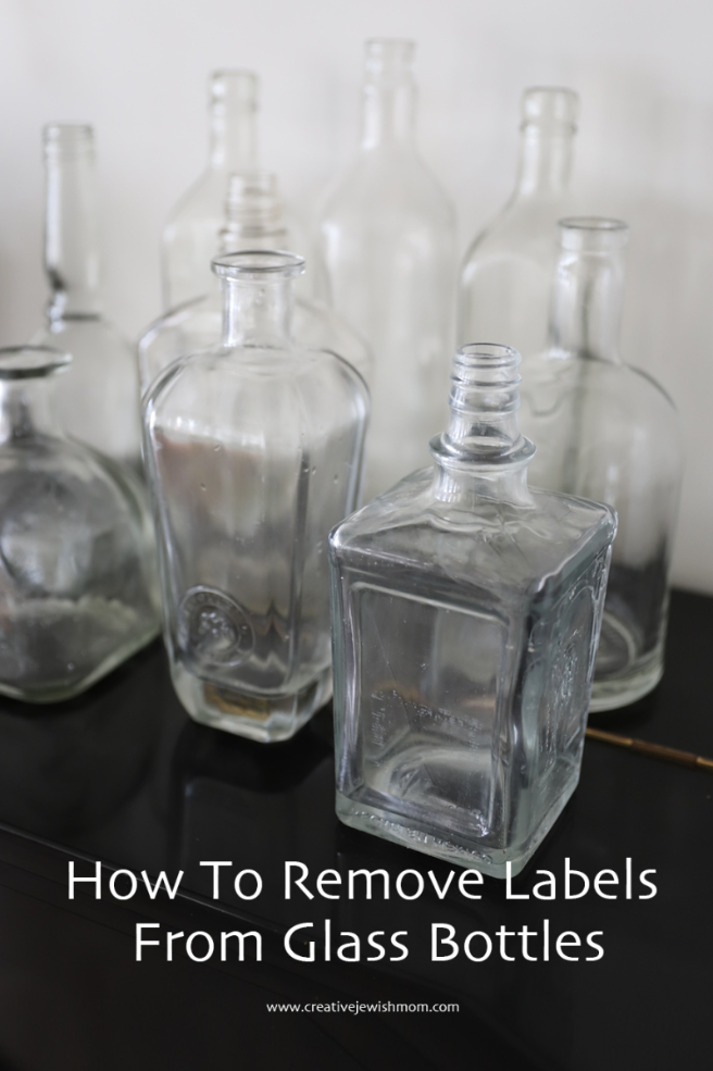 How To Remove Labels From Glass Liquor Bottles, Wine Bottles And Jars
