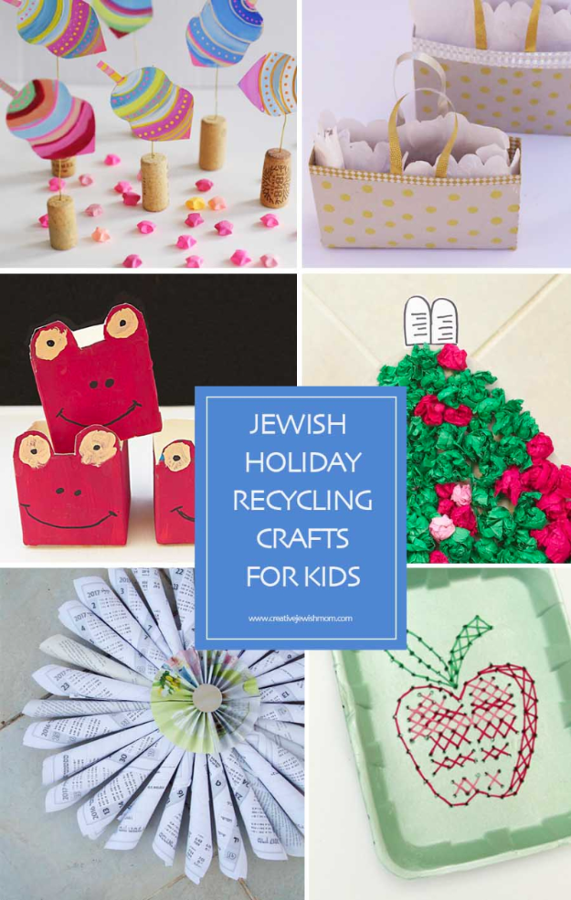 Jewish Holiday Recycling Crafts For Kids
