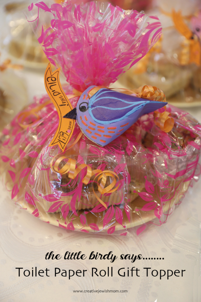 Toilet Paper Roll Birdy Gift Topper