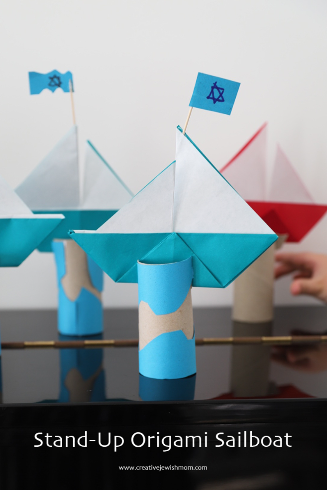 Simple Origami Sailboat Craft For Kids