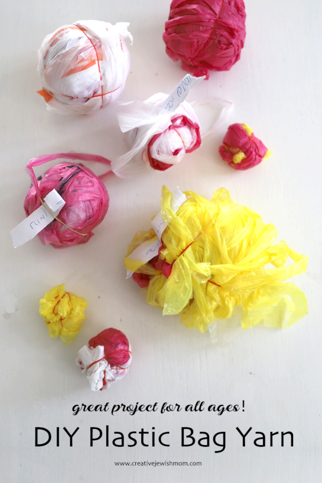 Recycle Plastic Bags and Make Yarn For Crafting!