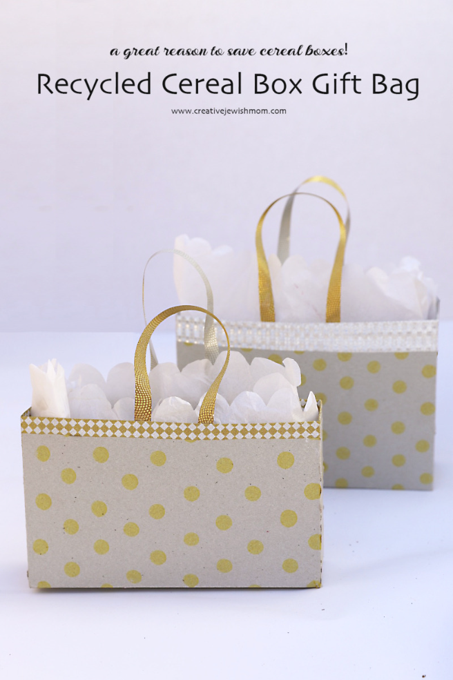 DIY Gift Bag From A Cereal Box!