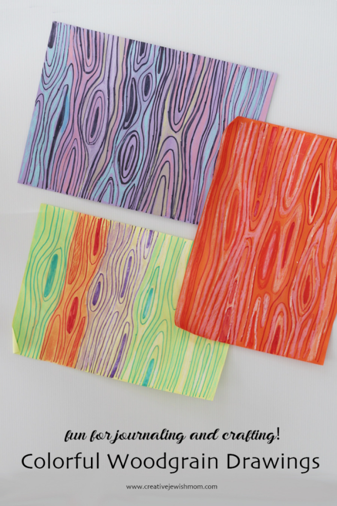 Fun Woodgrain Drawings For Crafting And Journaling