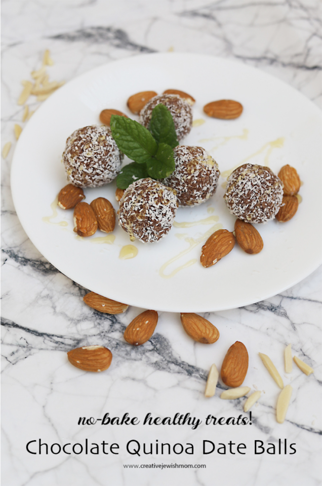No-Bake Chocolate Quinoa Date Balls With Nuts, The Perfect Summer Treat!