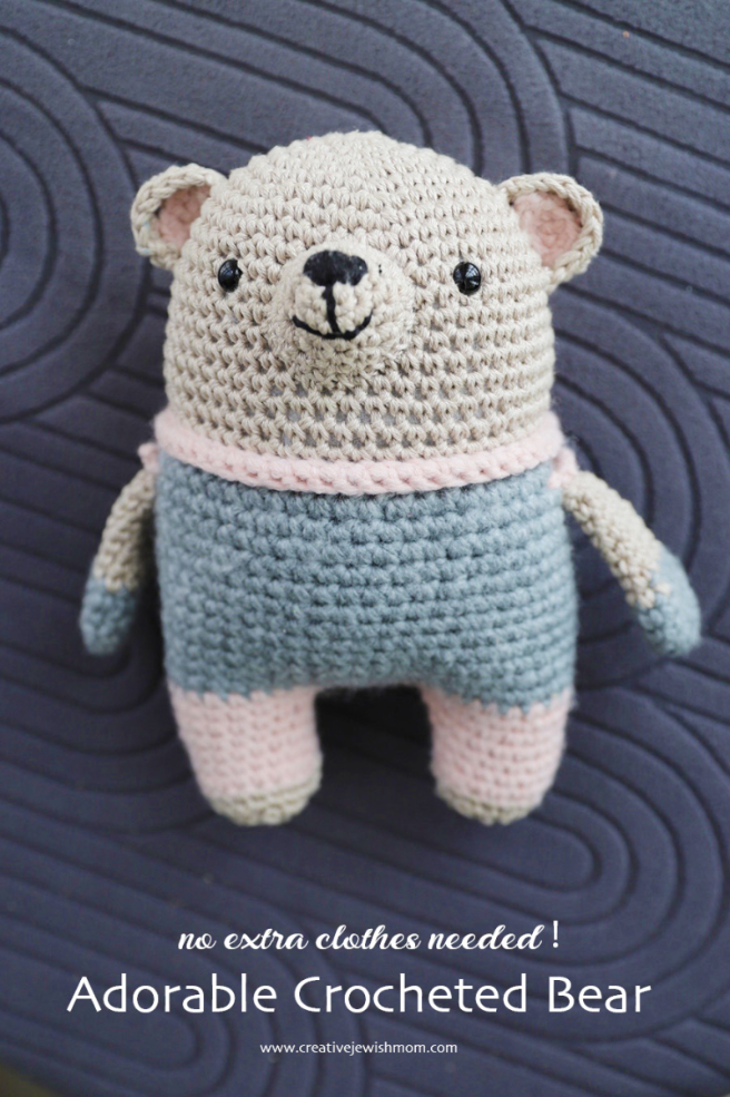 Simple Crocheted Bear Free Pattern To Customize!