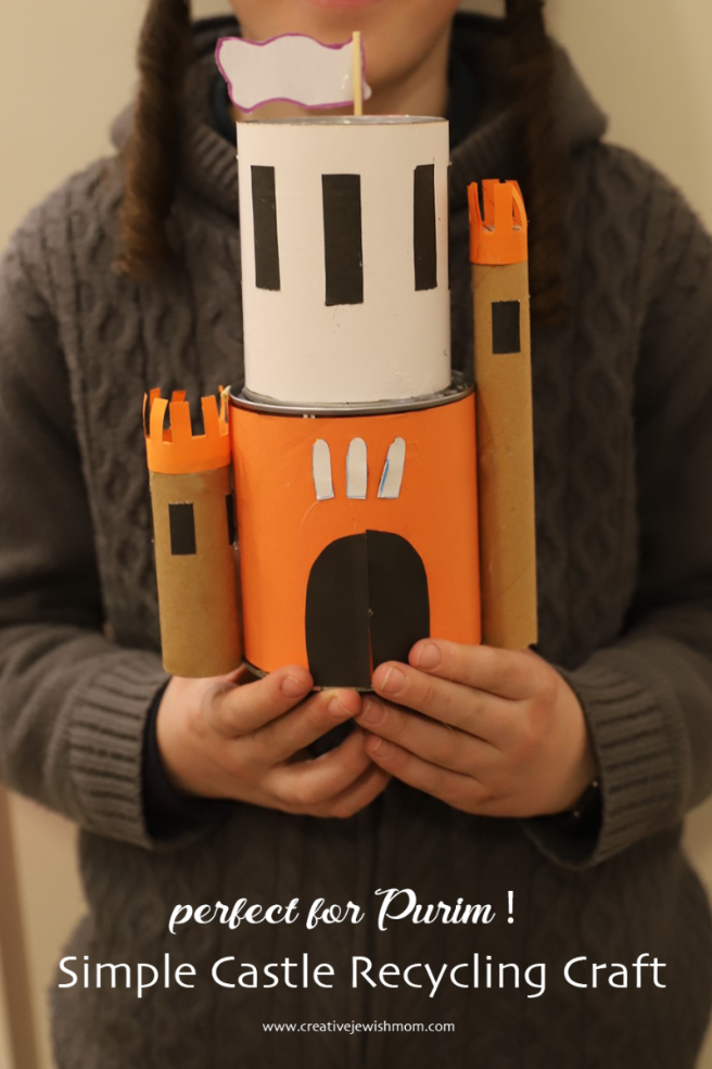 Simple Castle Recycling Craft For Kids