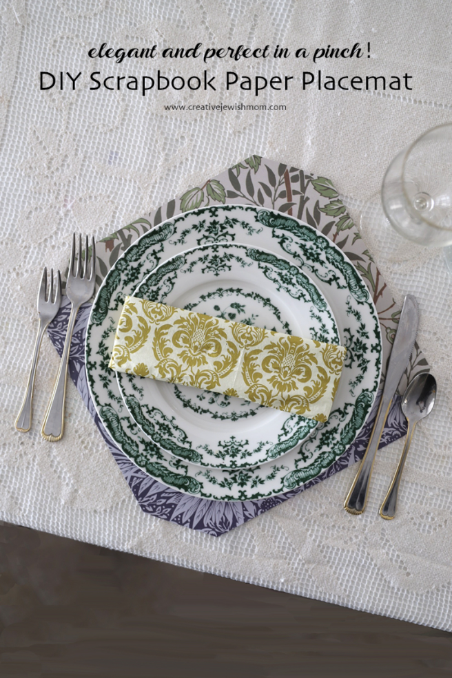 DIY Scrapbook Paper Placemats – Elegant and Quick!