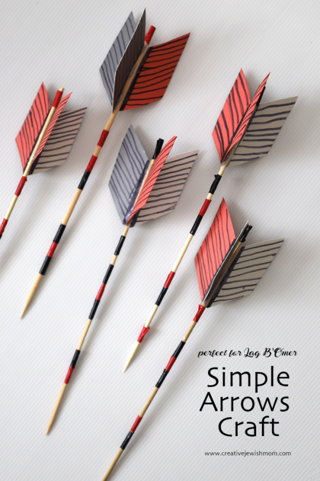 DIY Arrows Craft For Lag B’Omer Or Summer Camp!