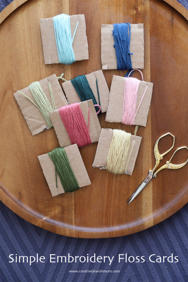 Simple Embroidery Floss Cards Are A Must!