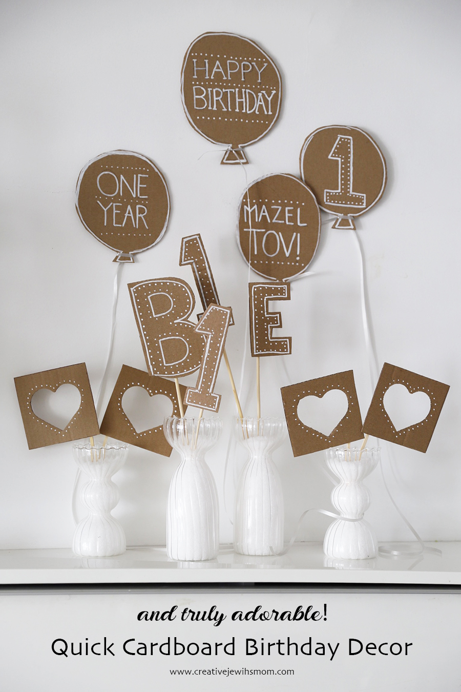 How To Make Great Birthday Decor With Cardboard