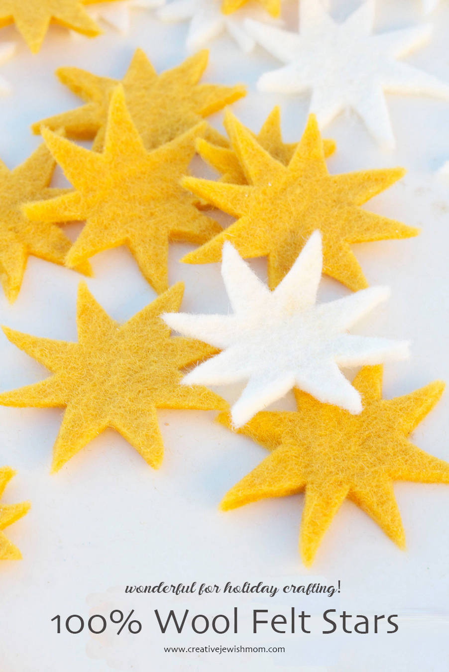 Wool Felt Stars For Holiday Crafting