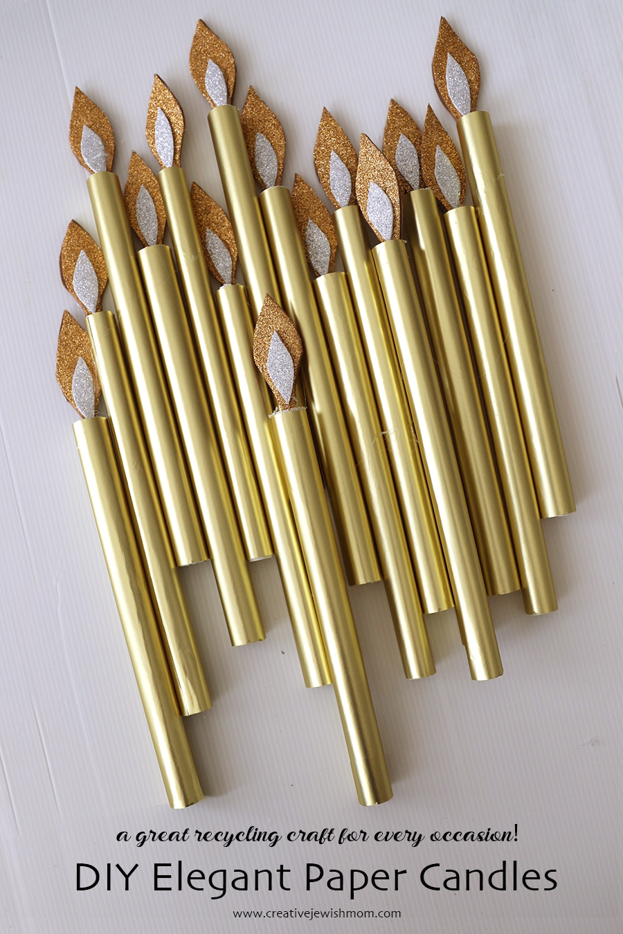 How To Make Elegant Paper Candles For Any Festive Occasion