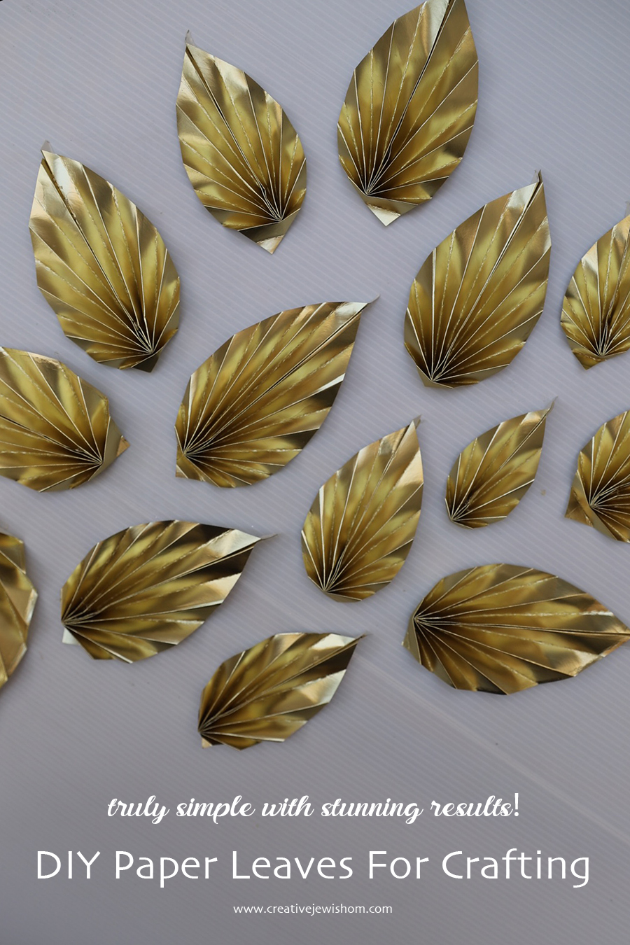 How To Make Elegant Paper Leaves For Crafting