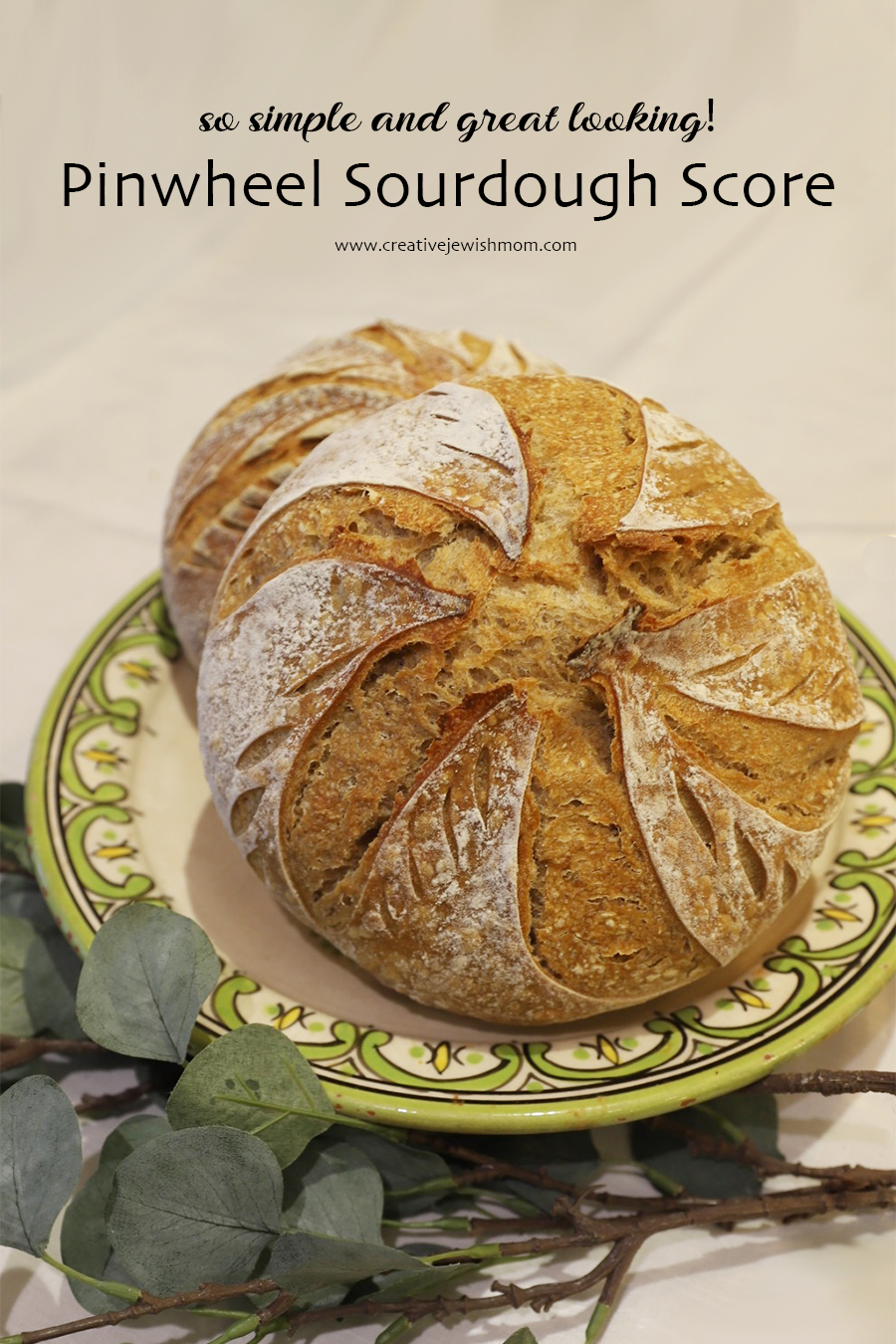 How To Make A Simple Pinwheel Sourdough Score