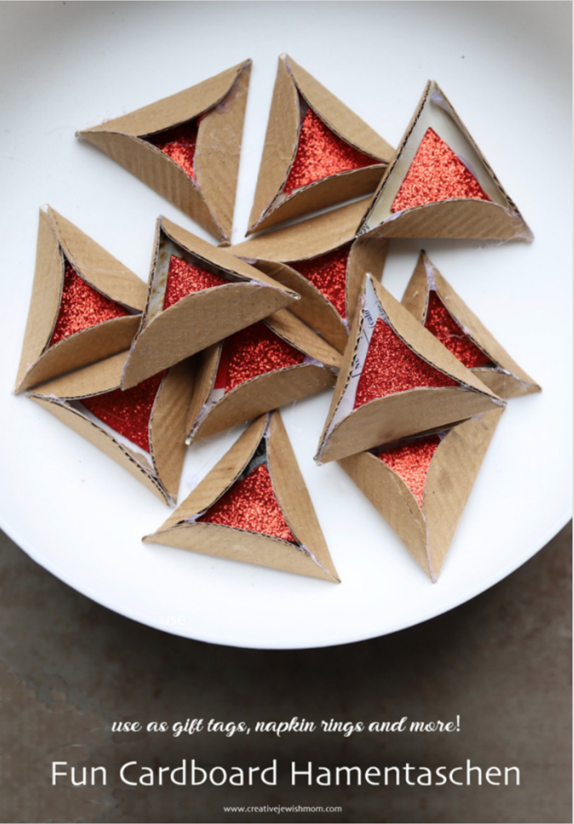 How To Make Cardboard Hamentashen Craft