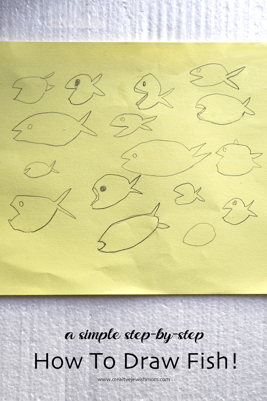 Simple Drawing For Kids: How To Draw A Fish