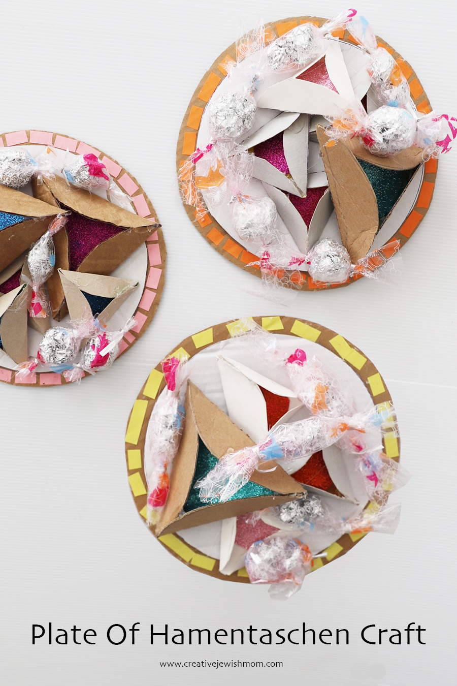 How To Make A Plate Of Cardboard Purim Hamentaschen