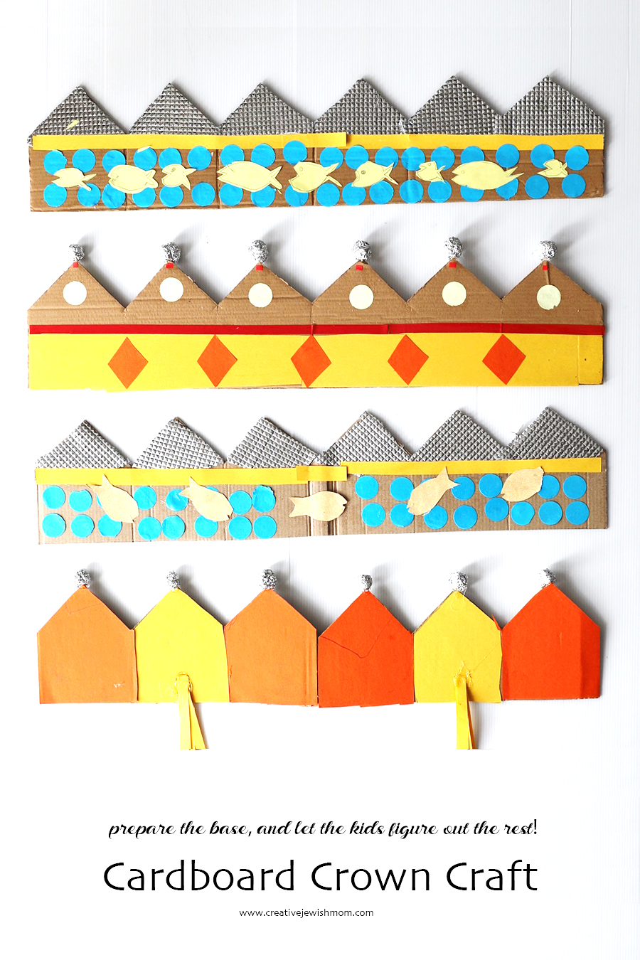 How To Make A Festive Cardboard Crown Craft