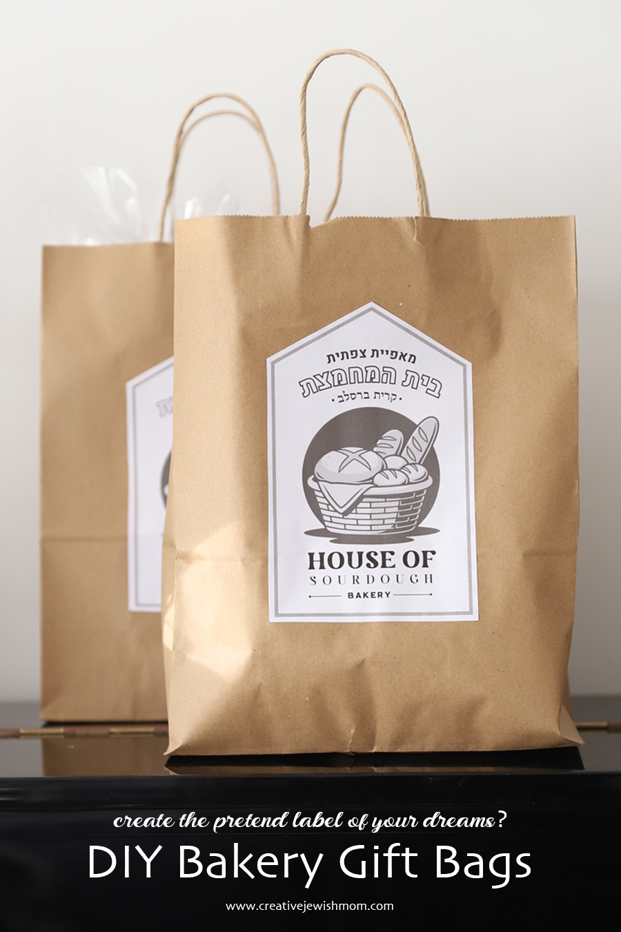 How To Make A Limited Edition Logo Gift Bag For Your Purim Bakery