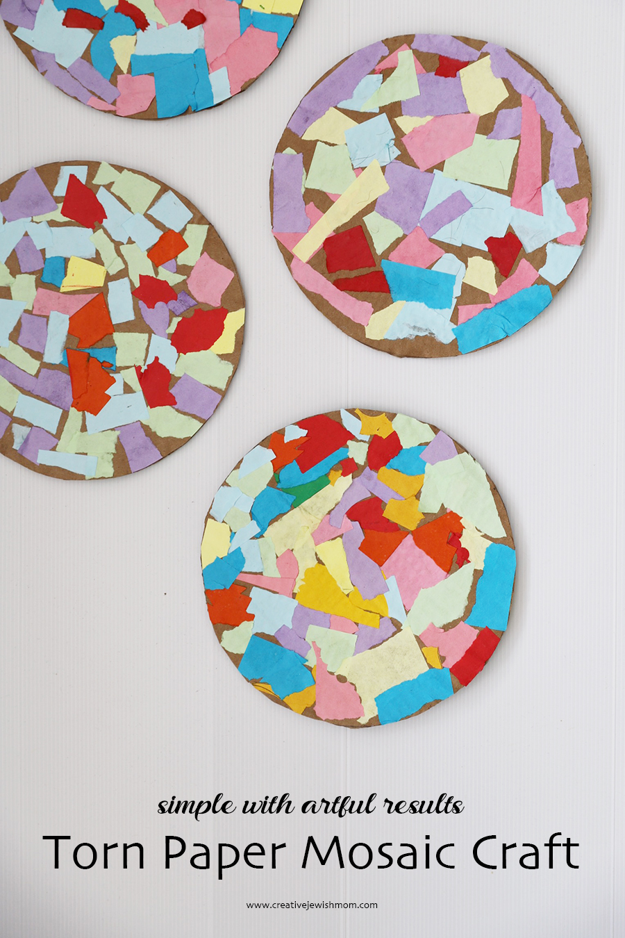 How To Make An Abstract Torn Paper Collage With Kids