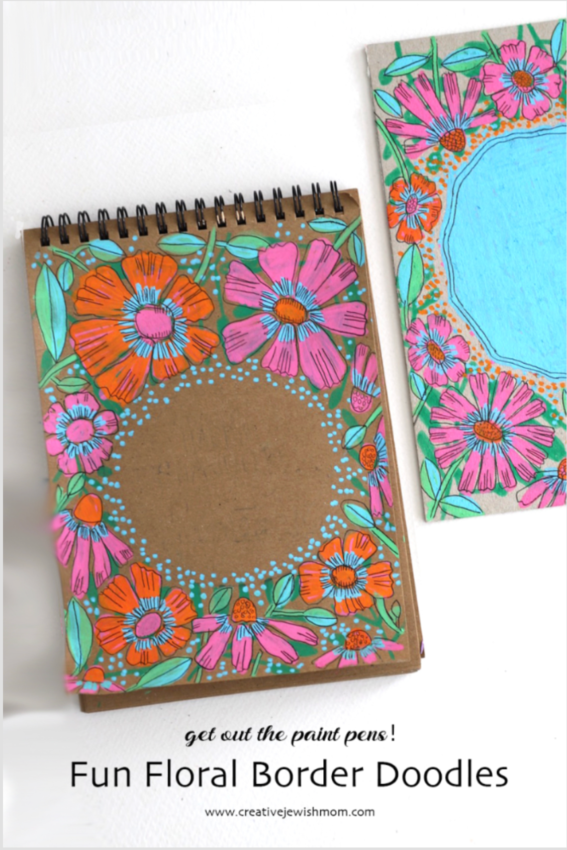 How To Draw Festive Floral Doodles For Cards And Signs
