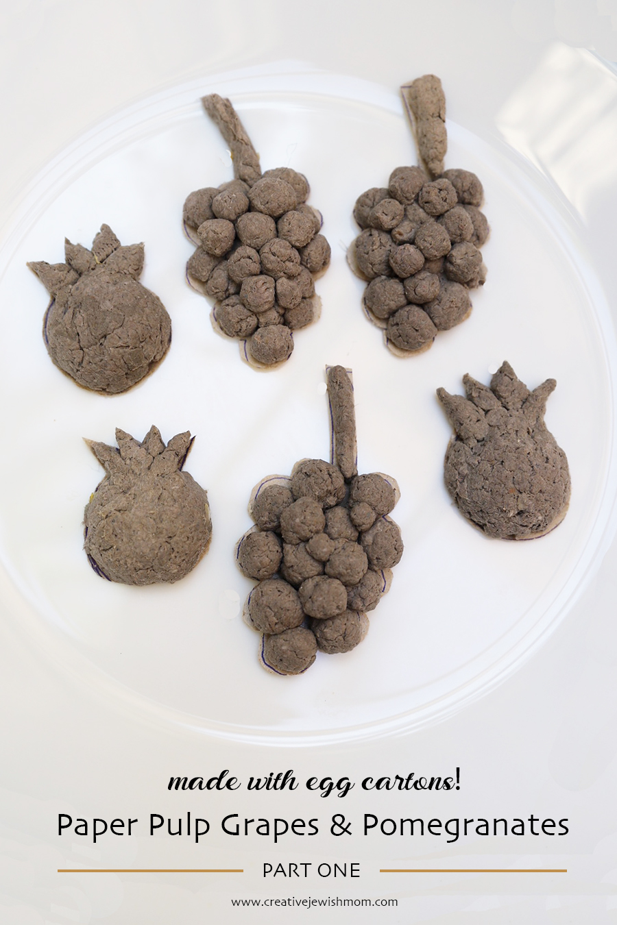 How To Make Paper Pulp 3D Grapes For Crafting